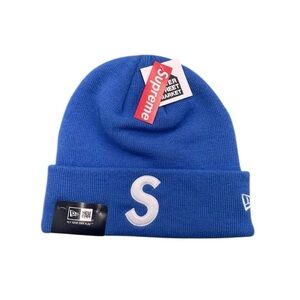 Supreme New Era S Logo Royal Blue Beanie New